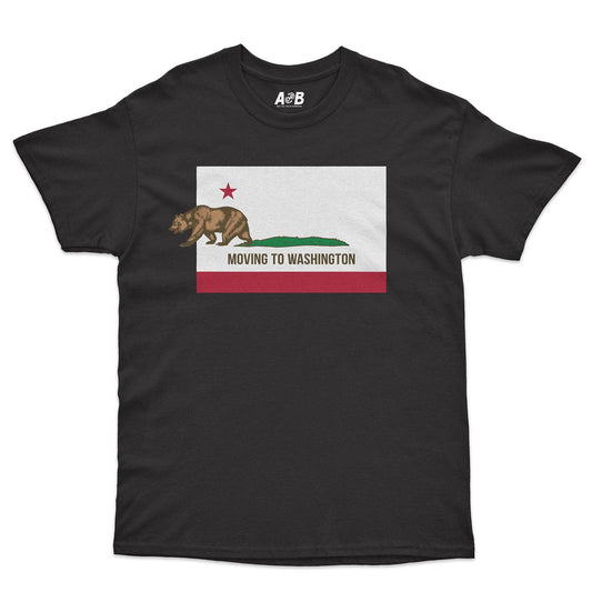 A-or-B-Tees T-Shirt Black / S Washington T-Shirt
