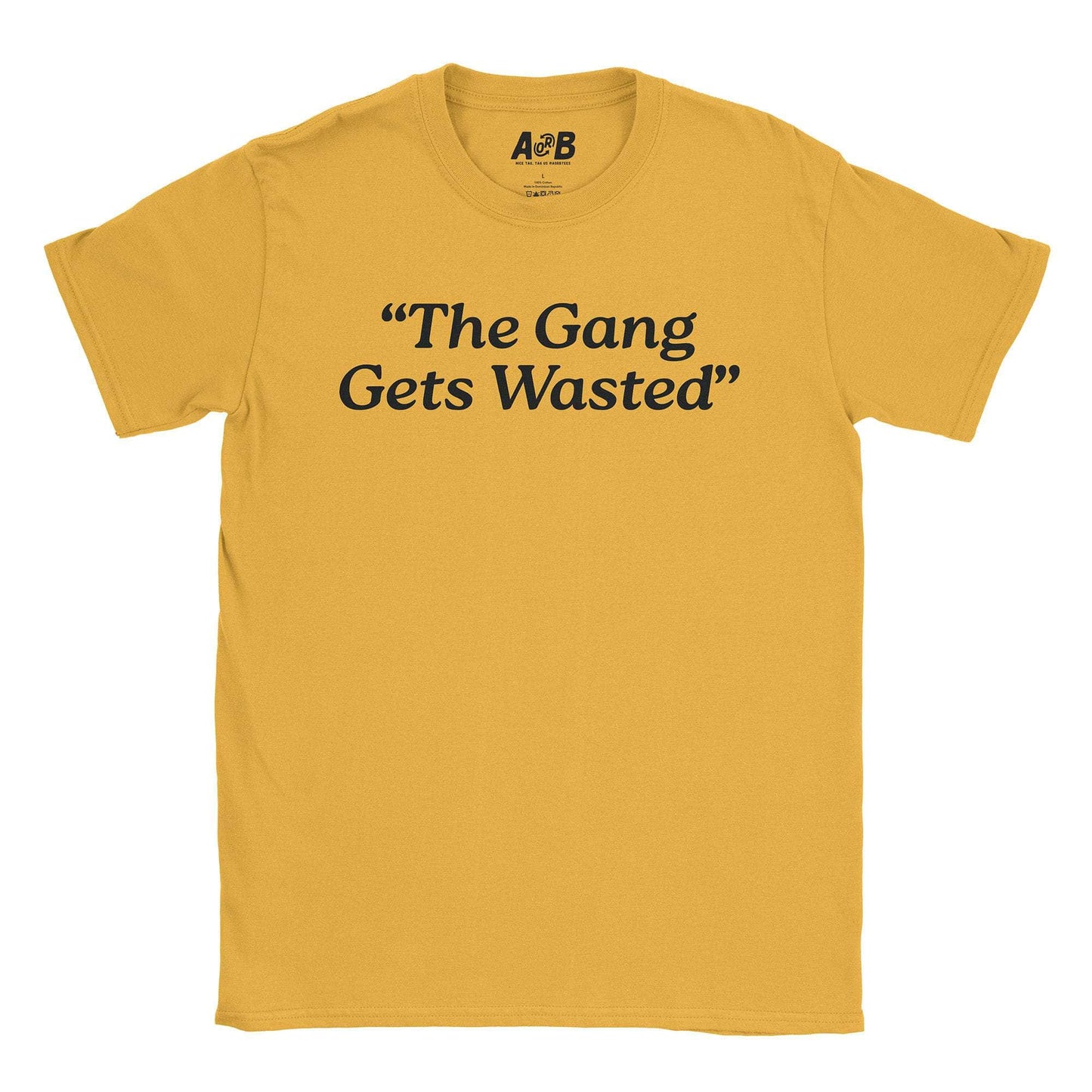 A-or-B-Tees T-Shirt Gold / S Wasted T-Shirt