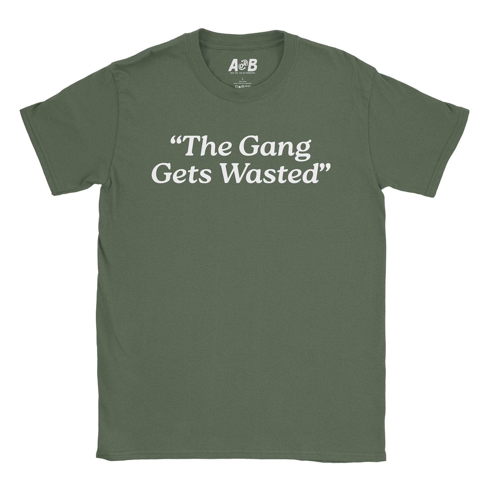 A-or-B-Tees T-Shirt Military Green / S Wasted T-Shirt
