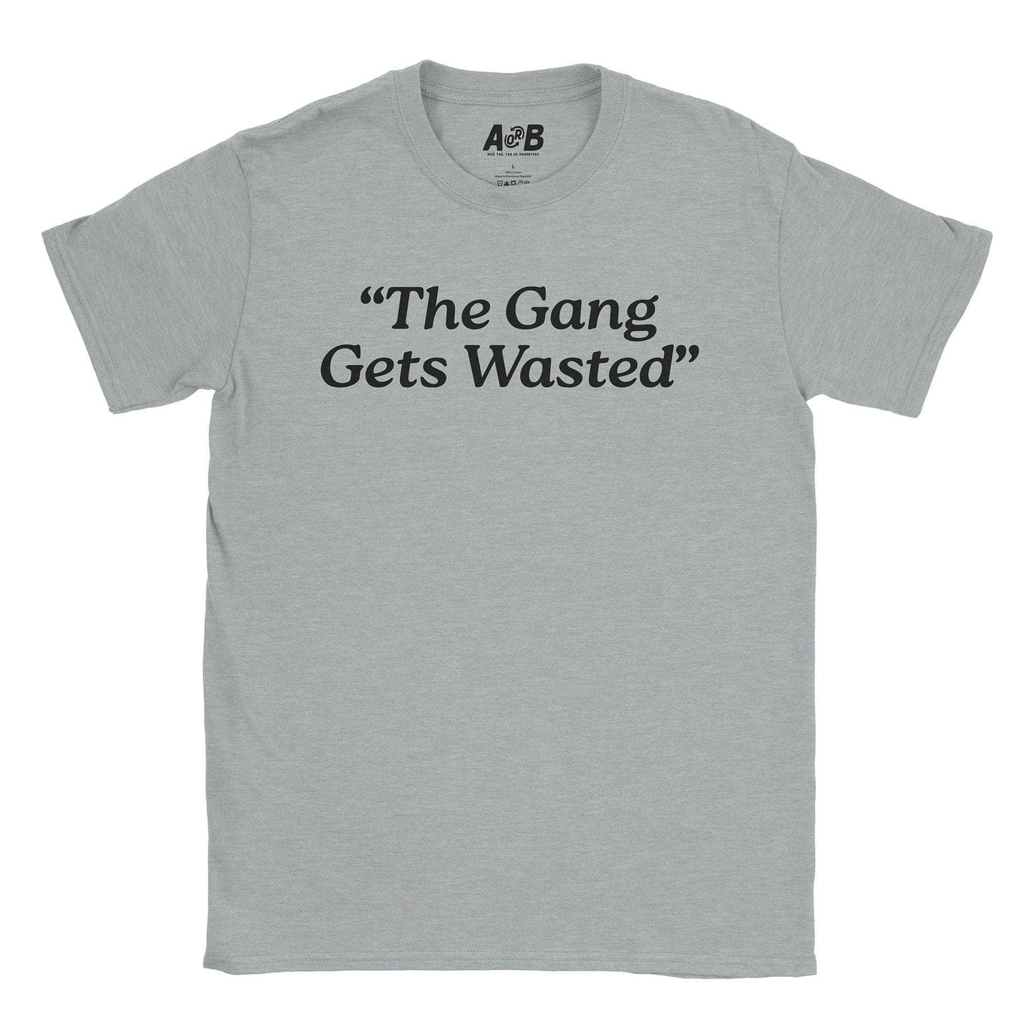 A-or-B-Tees T-Shirt Sport Grey / S Wasted T-Shirt