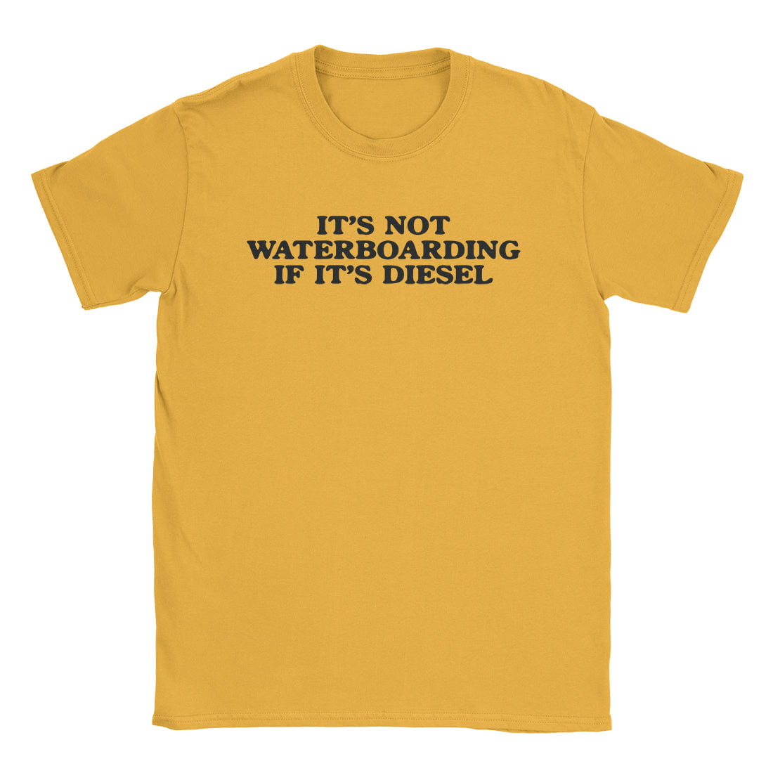 A-or-B-Tees T-Shirt Gold / S Waterboarding T-Shirt