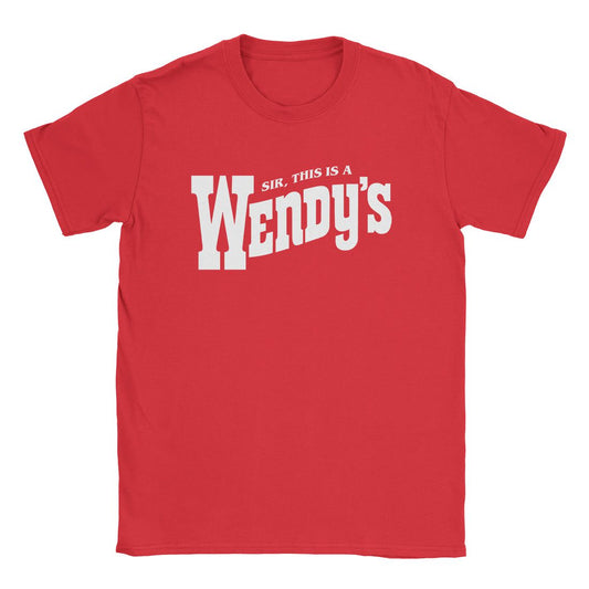 A-or-B-Tees T-Shirt Red / S Wendy's T-Shirt