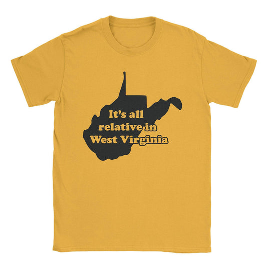A-or-B-Tees T-Shirt Gold / S West Virginia T-Shirt