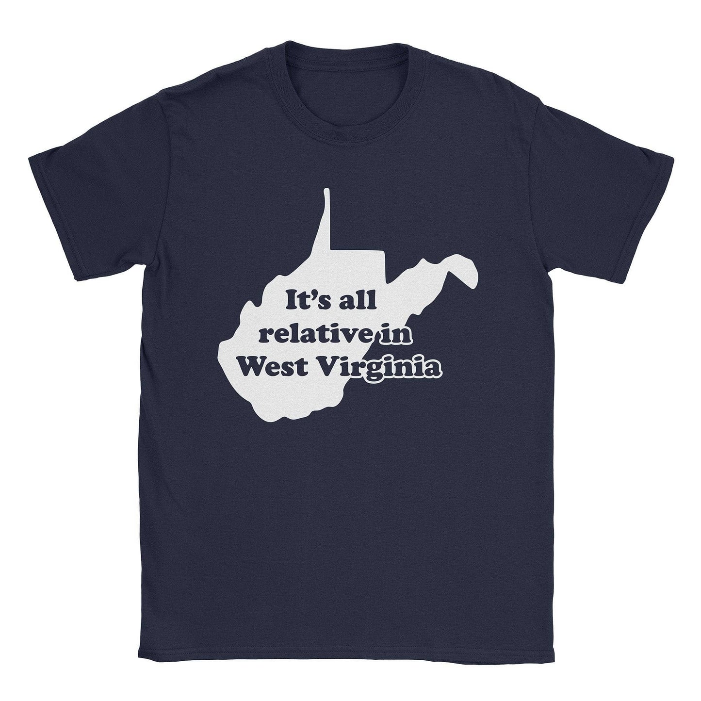 A-or-B-Tees T-Shirt Navy / S West Virginia T-Shirt