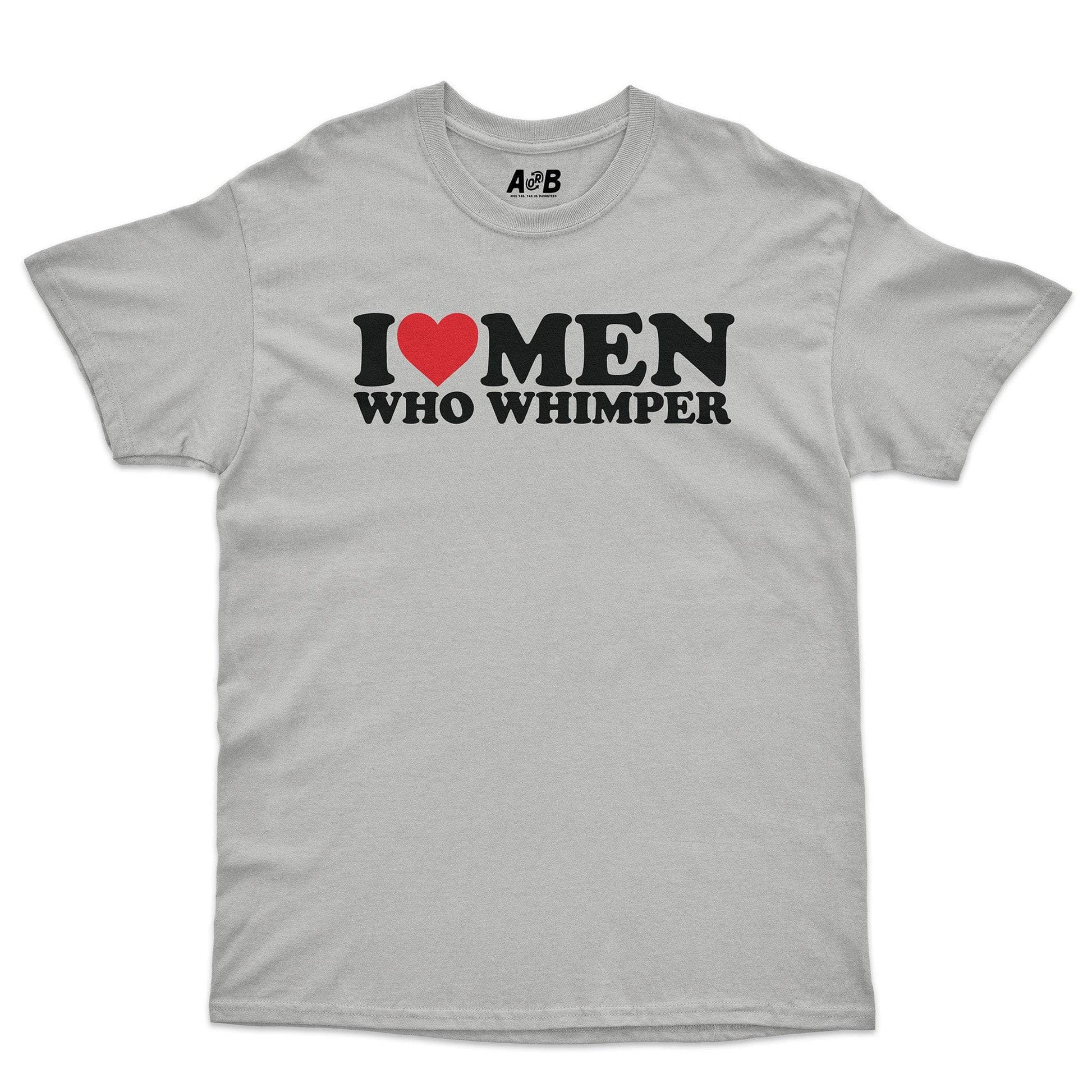 A-or-B-Tees T-Shirt Ice Grey / S Whimper T-Shirt