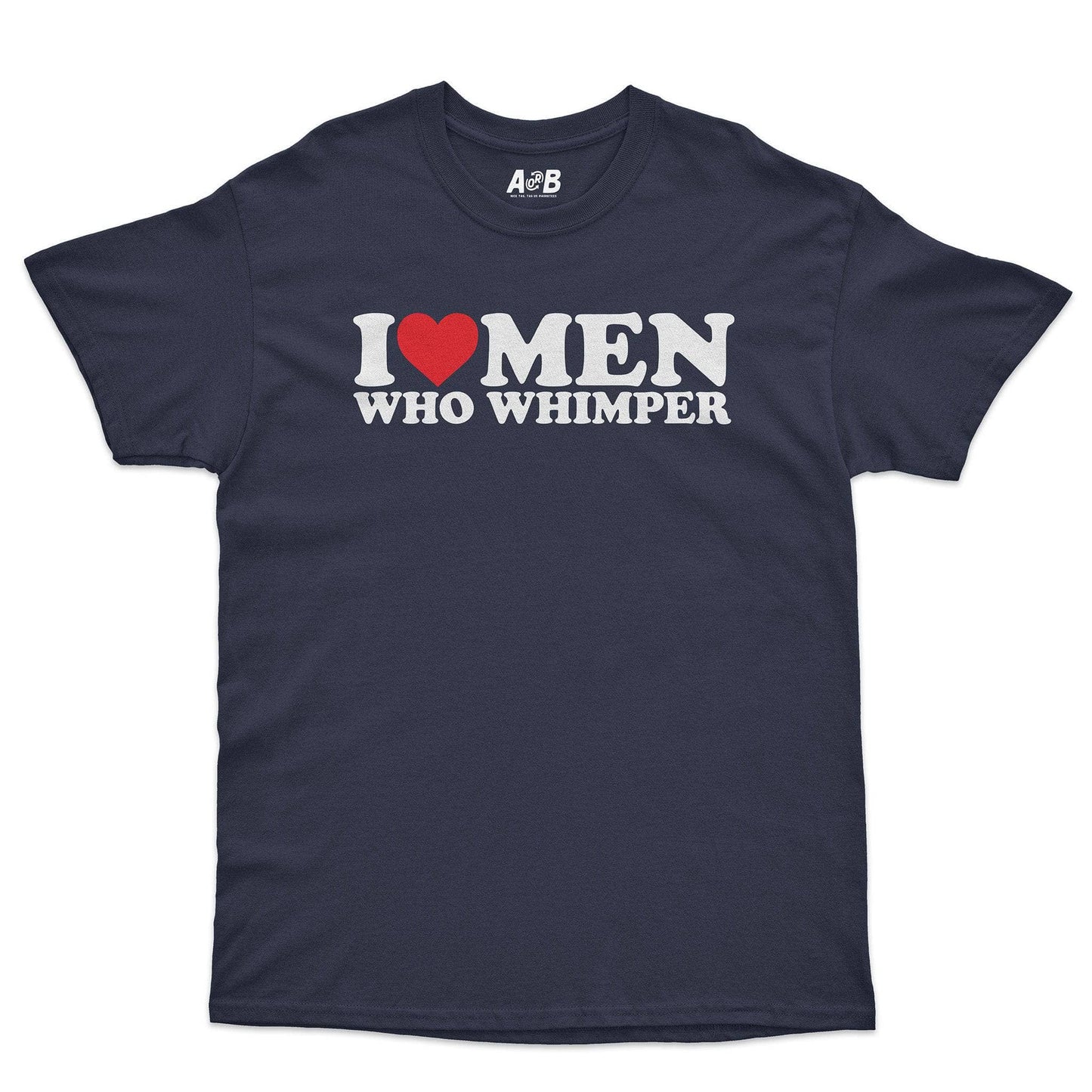 A-or-B-Tees T-Shirt Navy / S Whimper T-Shirt