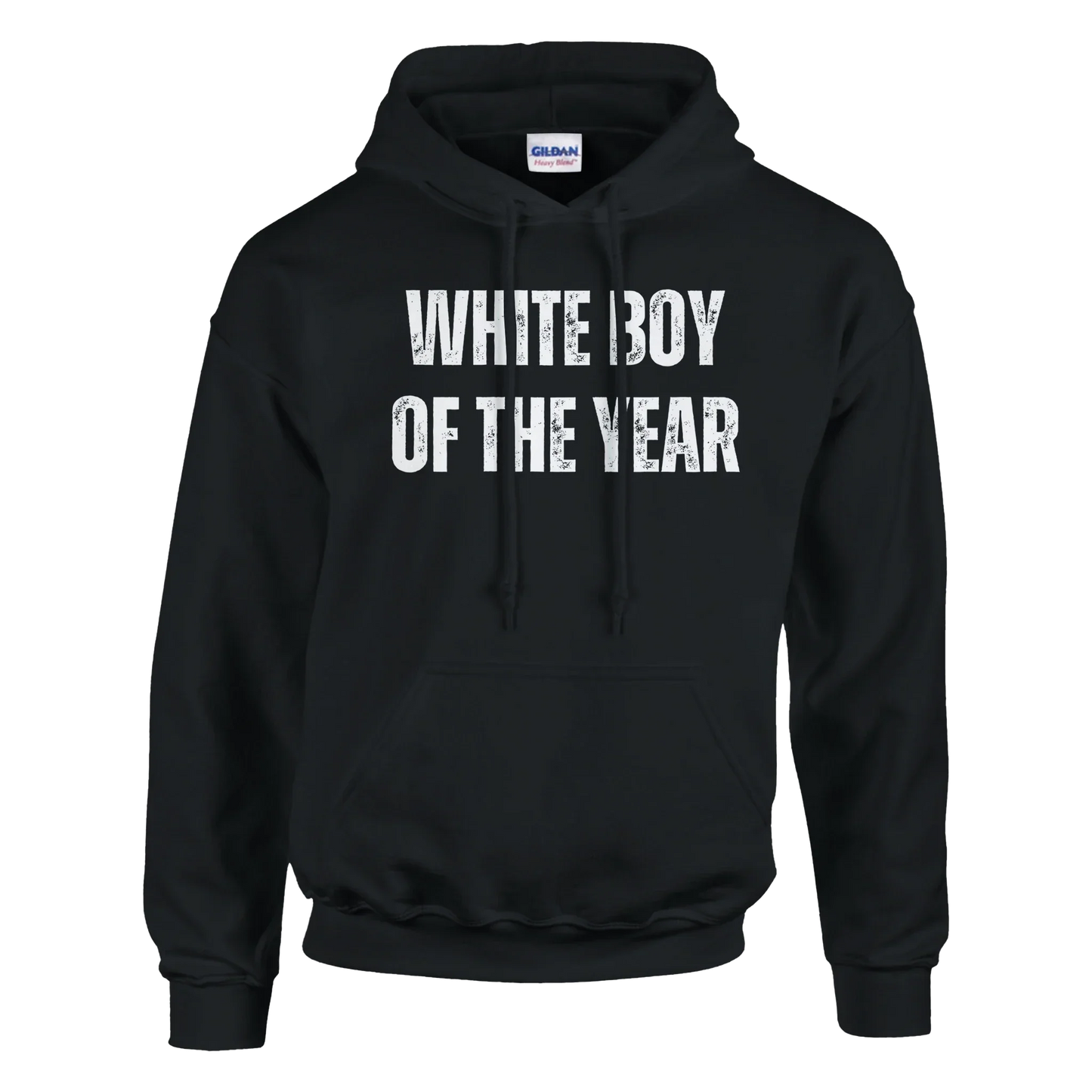 A-or-B-Tees Hoodie S / Black "White Boy of the Year" Graphic Pullover Hoodie