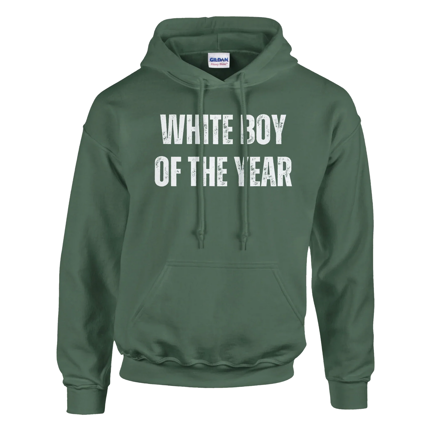 A-or-B-Tees Hoodie S / Charcoal "White Boy of the Year" Graphic Pullover Hoodie