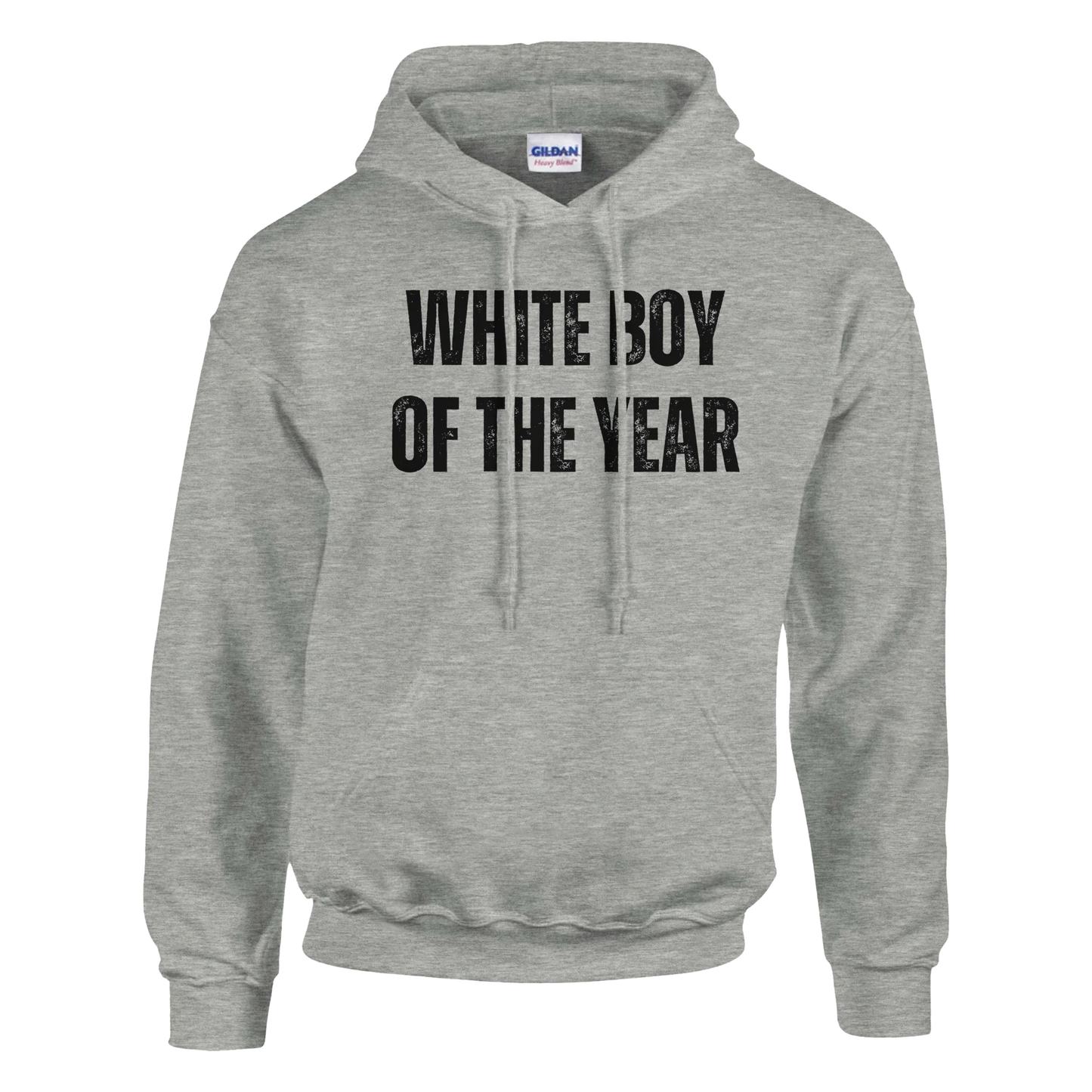A-or-B-Tees Hoodie S / Sand "White Boy of the Year" Graphic Pullover Hoodie