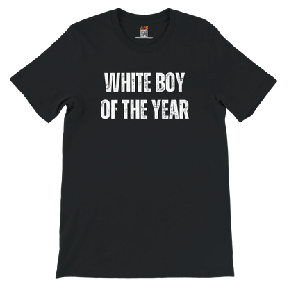 A-or-B-Tees T-Shirt Black / S White Boy of the Year T-Shirt - Funny Meme Tee for Sarcastic Awards