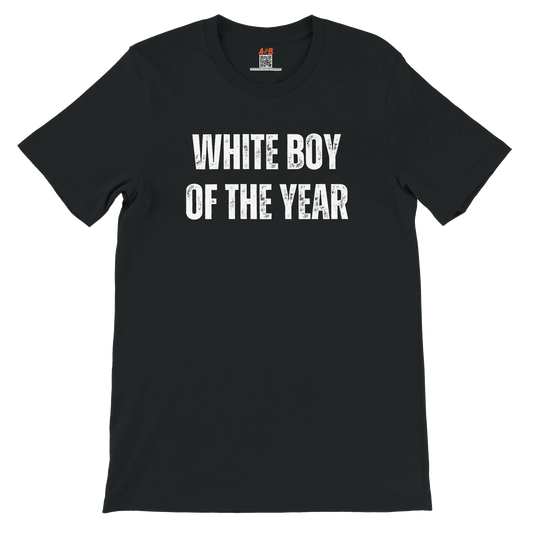 A-or-B-Tees T-Shirt Black / S White Boy of the Year T-Shirt - Funny Meme Tee for Sarcastic Awards