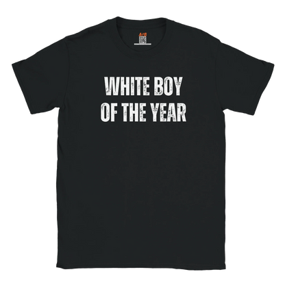A-or-B-Tees T-Shirt Black / S White Boy of the Year T-Shirt - Funny Meme Tee for Sarcastic Awards