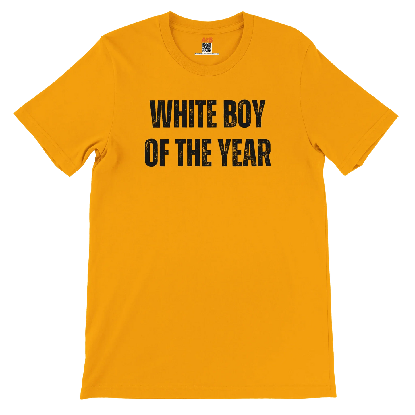 A-or-B-Tees T-Shirt Gold / S White Boy of the Year T-Shirt - Funny Meme Tee for Sarcastic Awards
