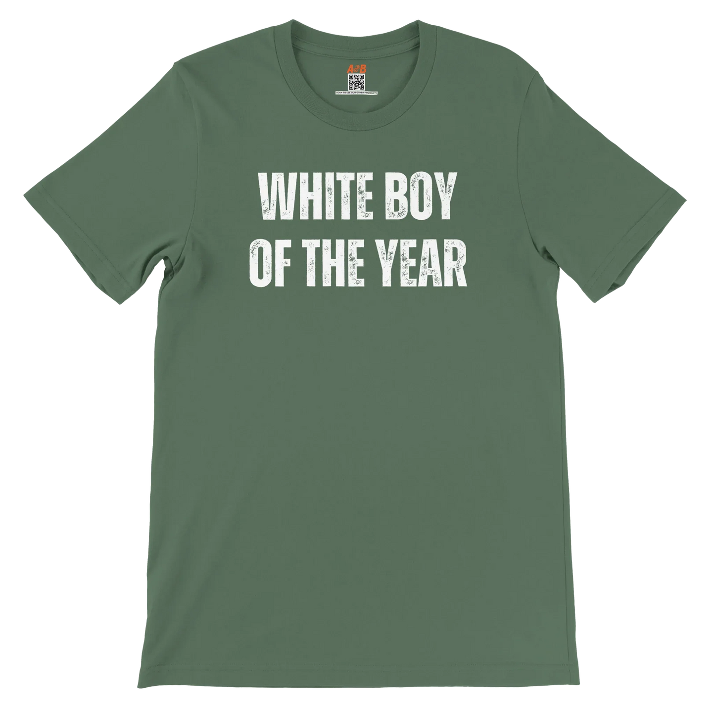 A-or-B-Tees T-Shirt Military Green / S White Boy of the Year T-Shirt - Funny Meme Tee for Sarcastic Awards