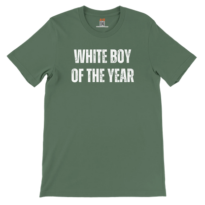 A-or-B-Tees T-Shirt Military Green / S White Boy of the Year T-Shirt - Funny Meme Tee for Sarcastic Awards