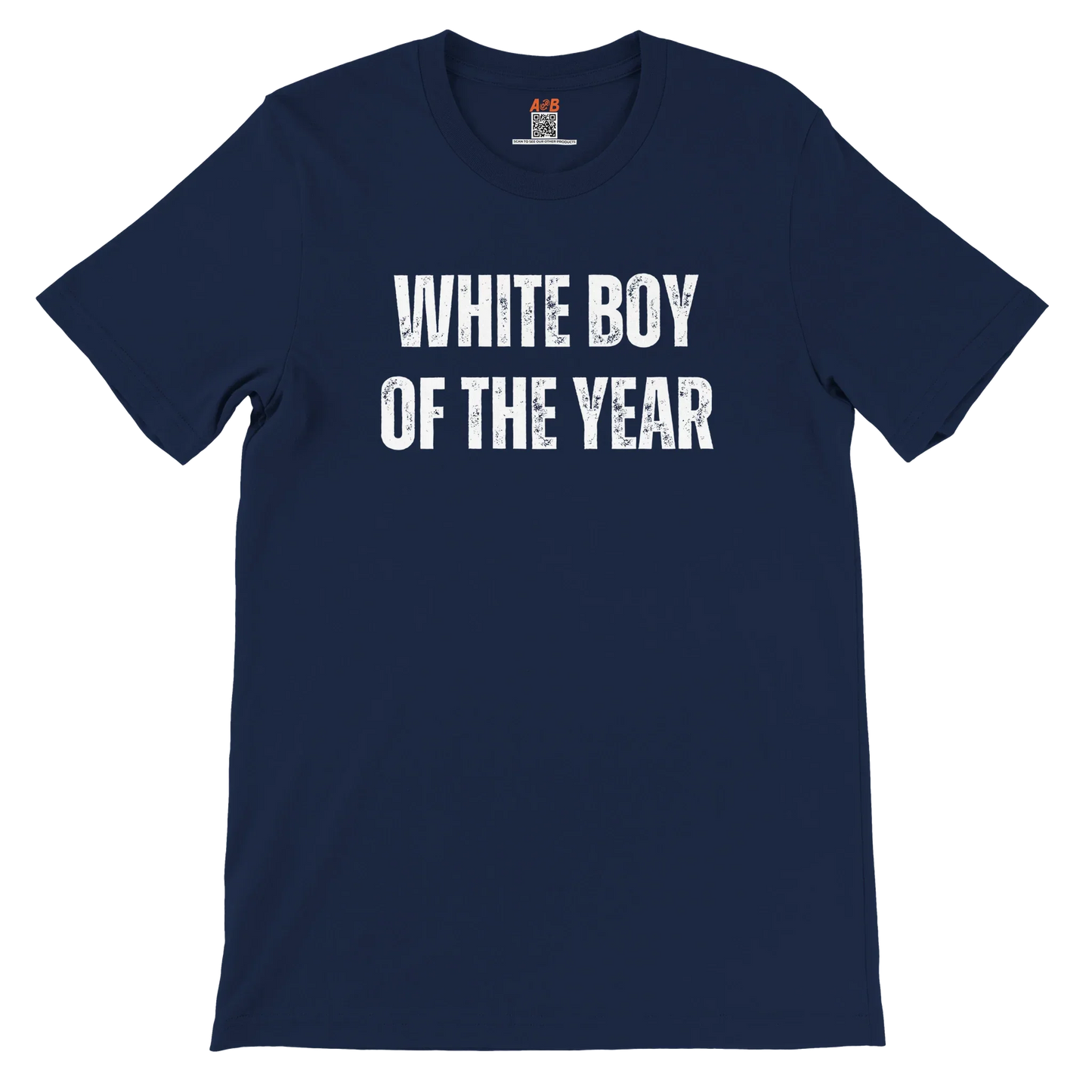 A-or-B-Tees T-Shirt Navy / S White Boy of the Year T-Shirt - Funny Meme Tee for Sarcastic Awards