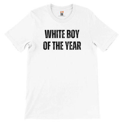 A-or-B-Tees T-Shirt White / S White Boy of the Year T-Shirt - Funny Meme Tee for Sarcastic Awards