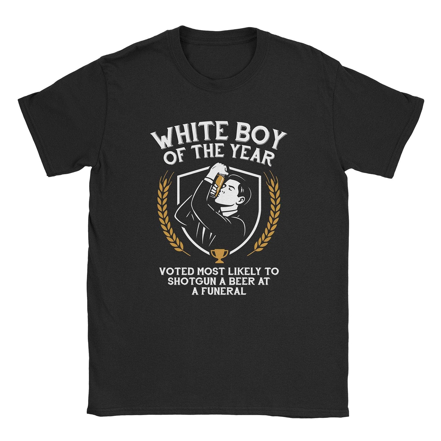 A-or-B-Tees T-Shirt Black / S White Boy T-Shirt