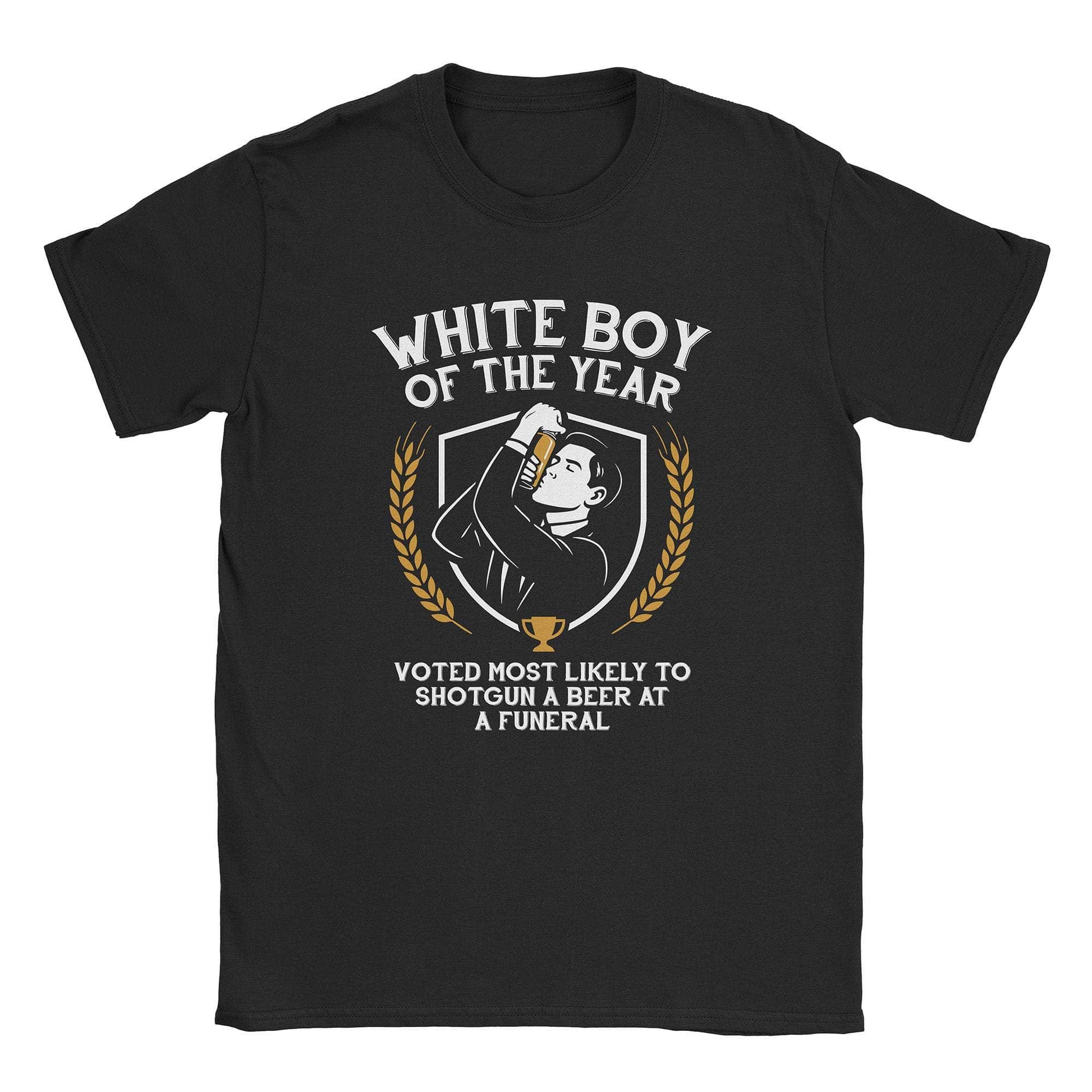 A-or-B-Tees T-Shirt Black / S White Boy T-Shirt