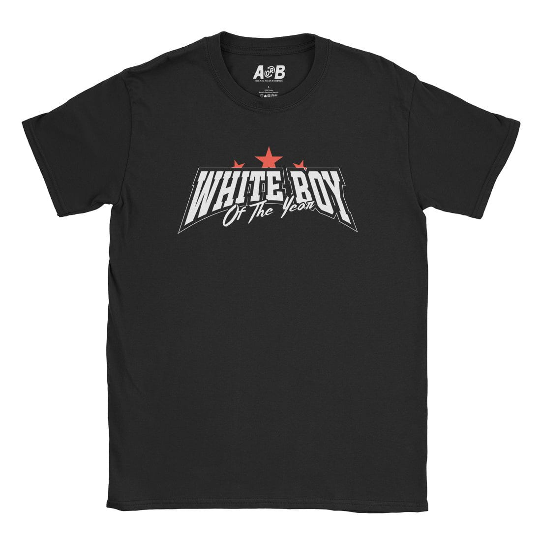 A-or-B-Tees T-Shirt Black / S White Boy T-Shirt