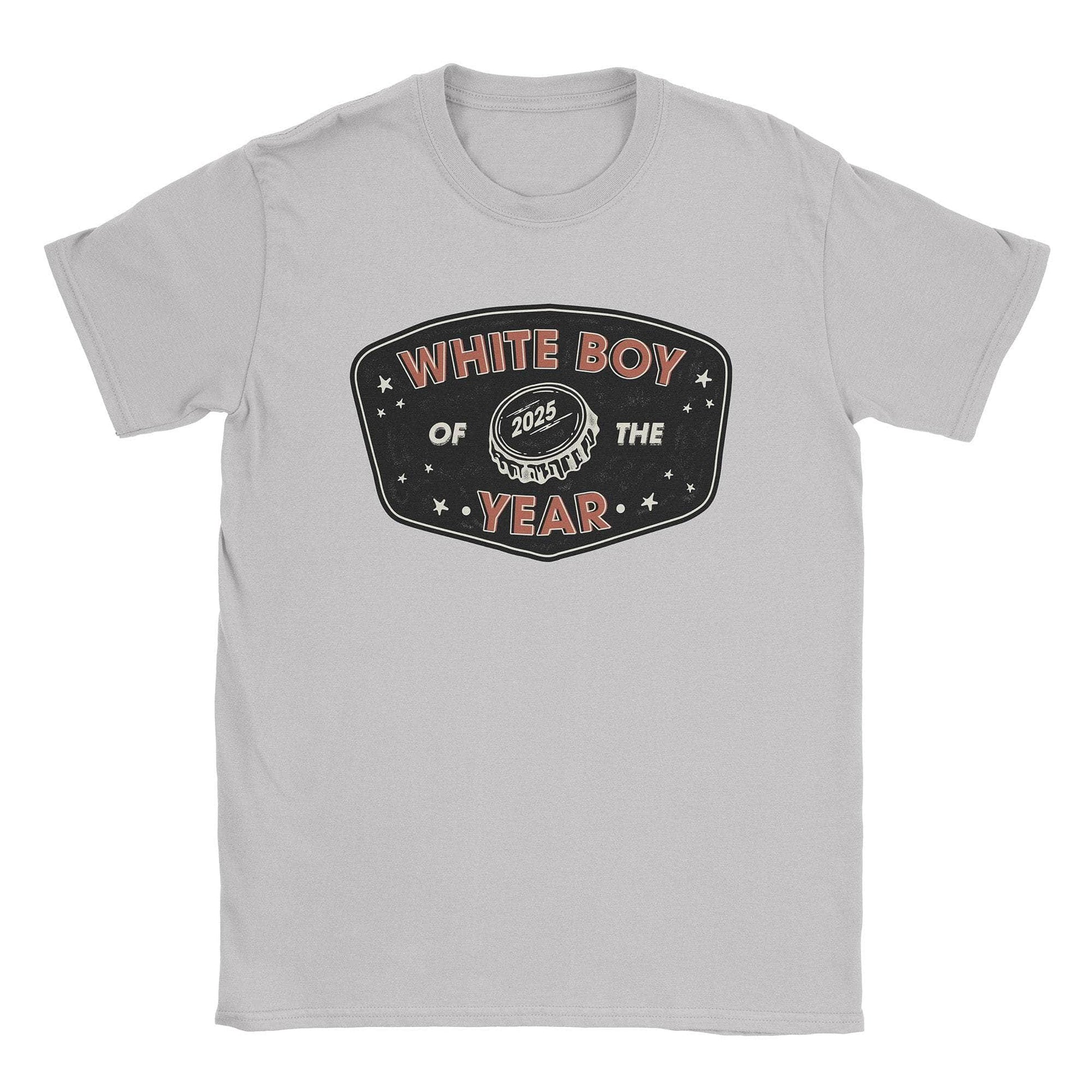 A-or-B-Tees T-Shirt Ice Grey / S White Boy T-Shirt