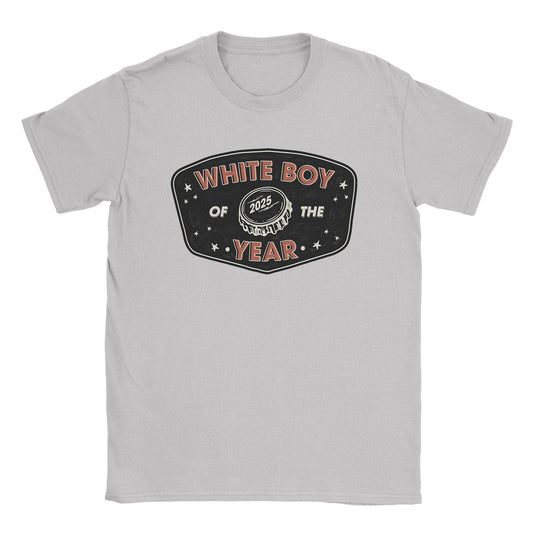 A-or-B-Tees T-Shirt Ice Grey / S White Boy T-Shirt