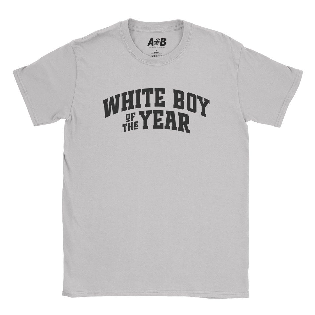 A-or-B-Tees T-Shirt Ice Grey / S White Boy T-Shirt