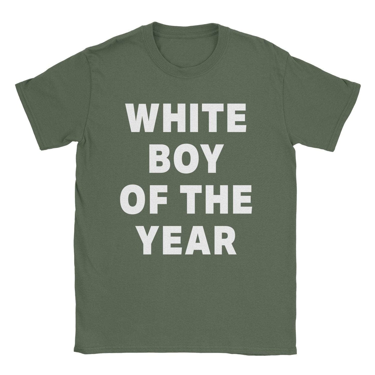 A-or-B-Tees T-Shirt Military Green / S White Boy T-Shirt