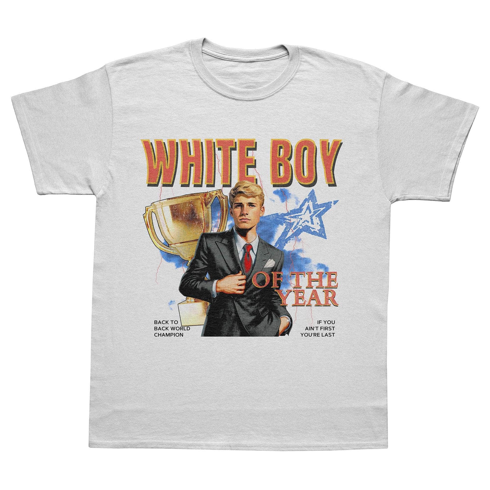 A-or-B-Tees T-Shirt White / S White Boy T-Shirt