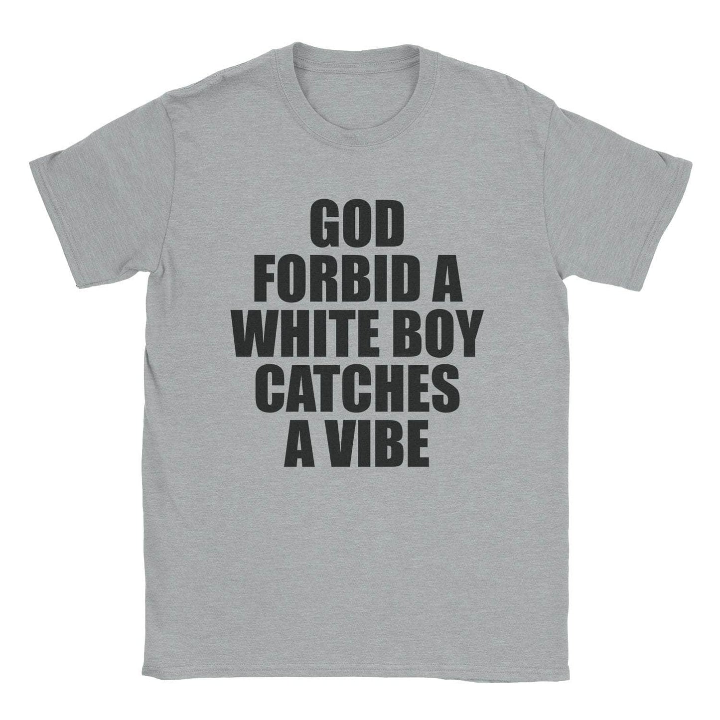 A-or-B-Tees T-Shirt Sport Grey / S White Boy Vibe T-Shirt