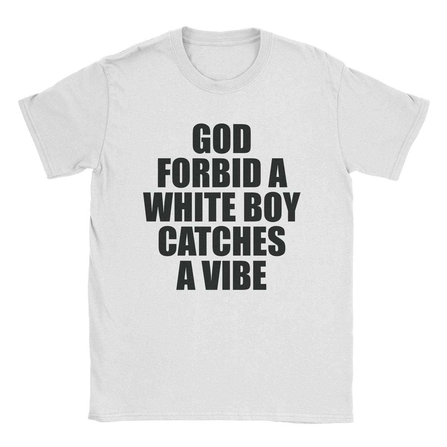 A-or-B-Tees T-Shirt White / S White Boy Vibe T-Shirt