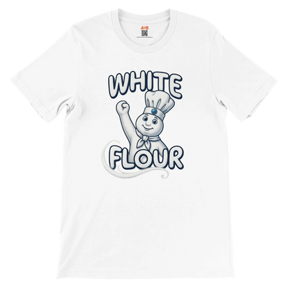 A-or-B-Tees T-Shirt White Flour Doughboy T-Shirt - Parody Tee