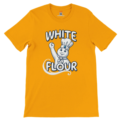 A-or-B-Tees T-Shirt White Flour Doughboy T-Shirt - Parody Tee