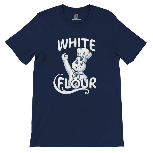 A-or-B-Tees T-Shirt White Flour Doughboy T-Shirt - Parody Tee