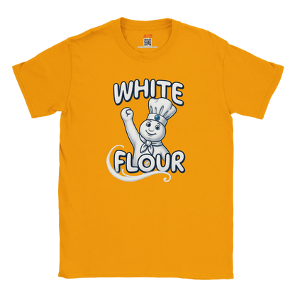 A-or-B-Tees T-Shirt White Flour Doughboy T-Shirt - Parody Tee