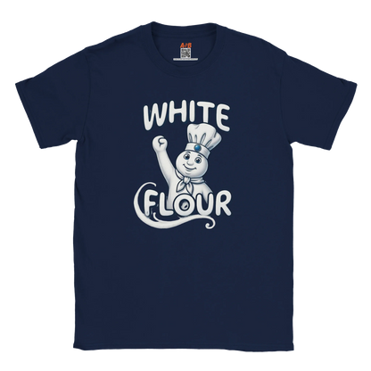 A-or-B-Tees T-Shirt White Flour Doughboy T-Shirt - Parody Tee