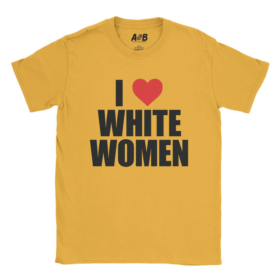 A-or-B-Tees T-Shirt Gold / S White Women T-Shirt