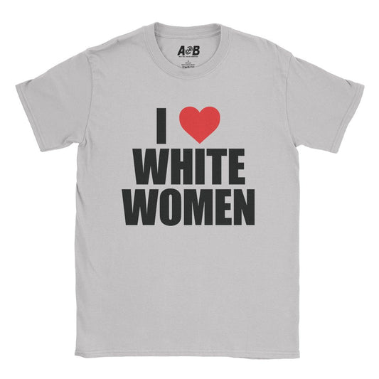 A-or-B-Tees T-Shirt Ice Grey / S White Women T-Shirt