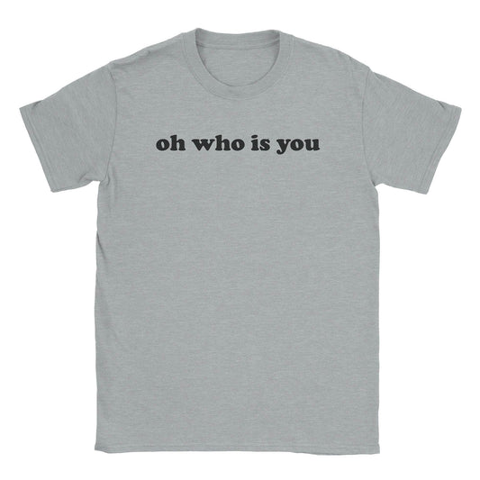 A-or-B-Tees T-Shirt Sport Grey / S Who is you T-Shirt