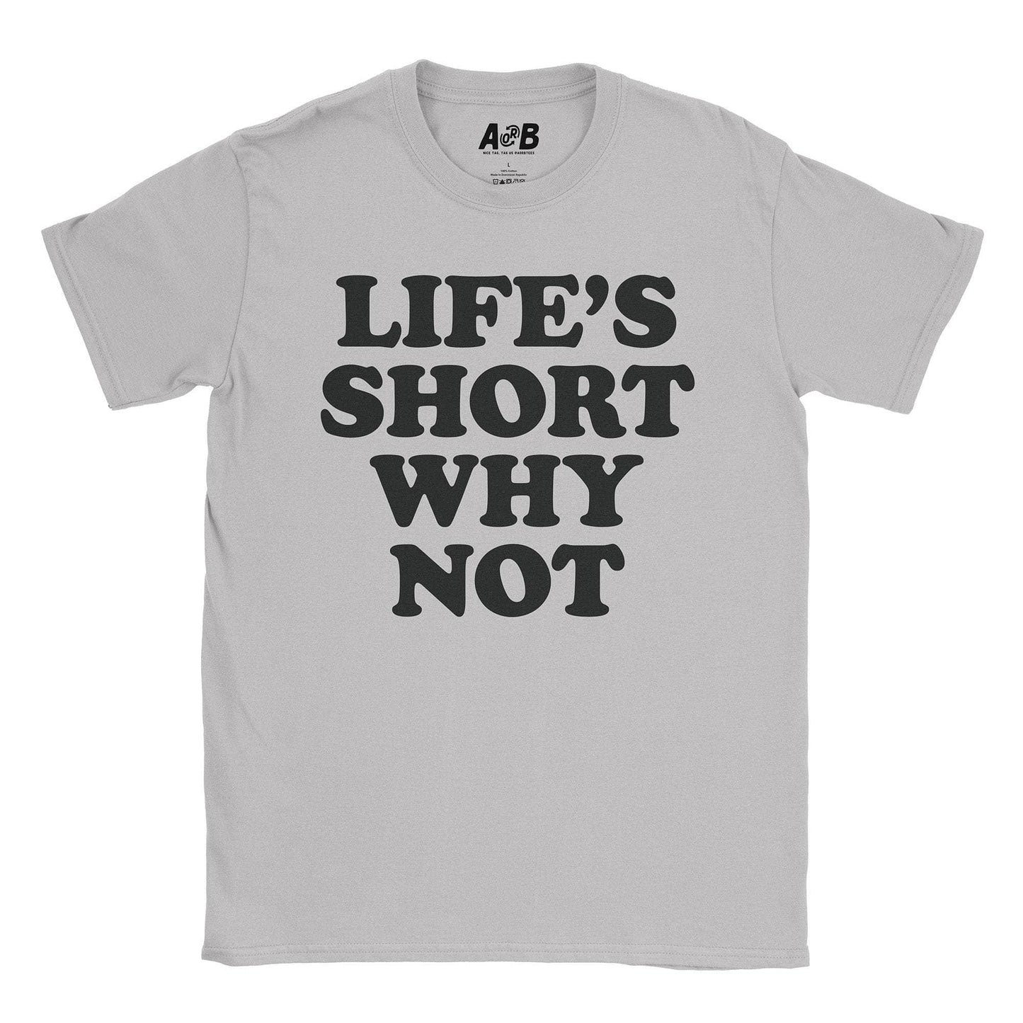 A-or-B-Tees T-Shirt Ice Grey / S Why Not T-Shirt