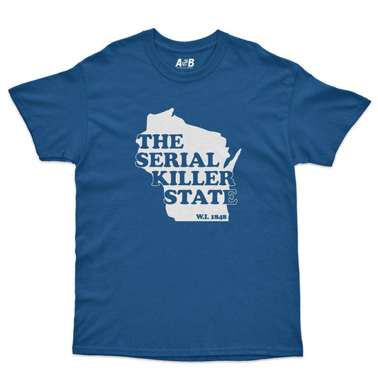 A-or-B-Tees T-Shirt Royal / S Wisconsin T-Shirt