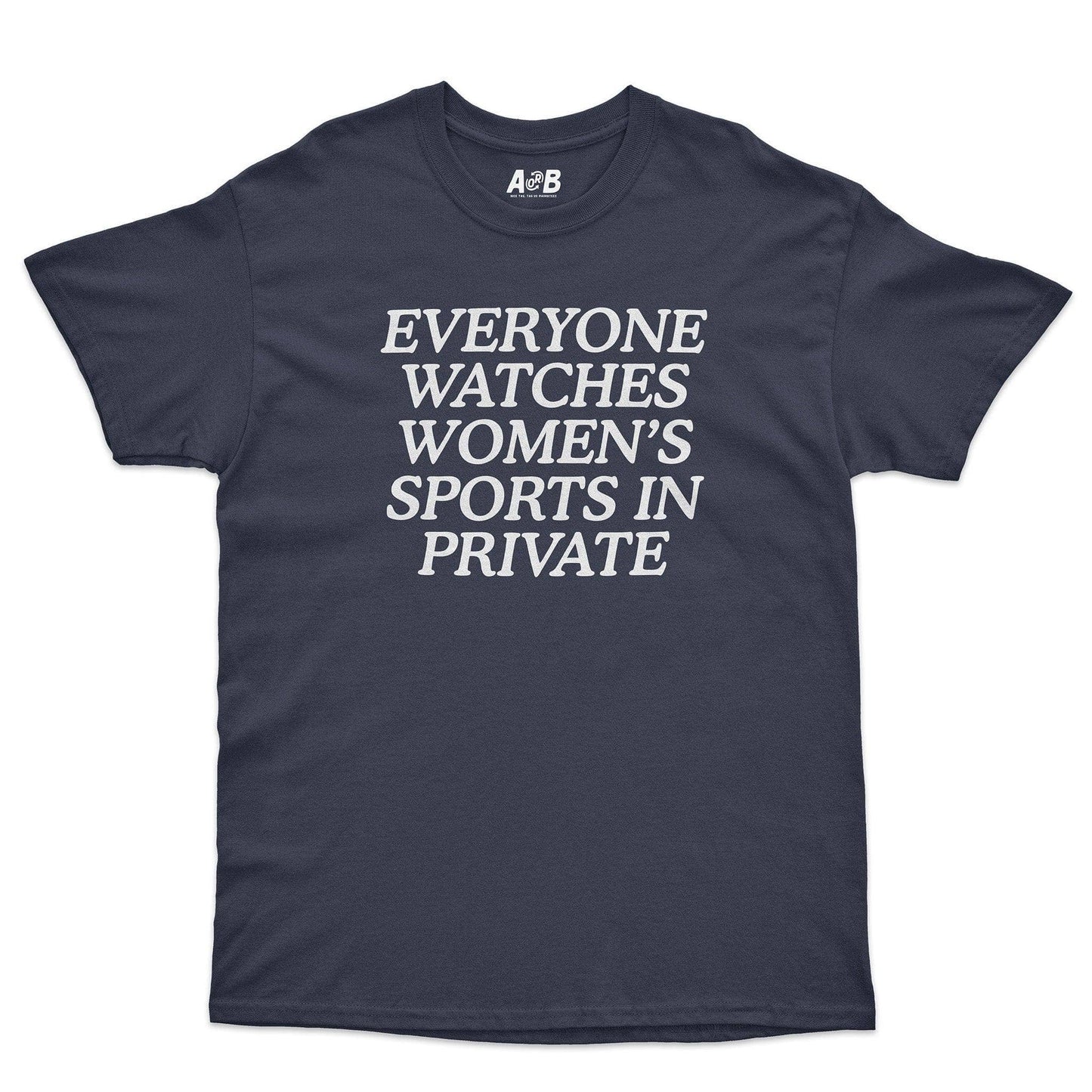 A-or-B-Tees T-Shirt Navy / S Women's Sports T-Shirt