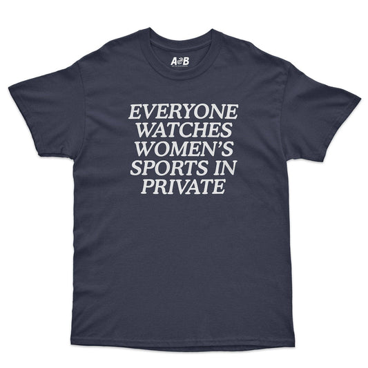 A-or-B-Tees T-Shirt Navy / S Women's Sports T-Shirt