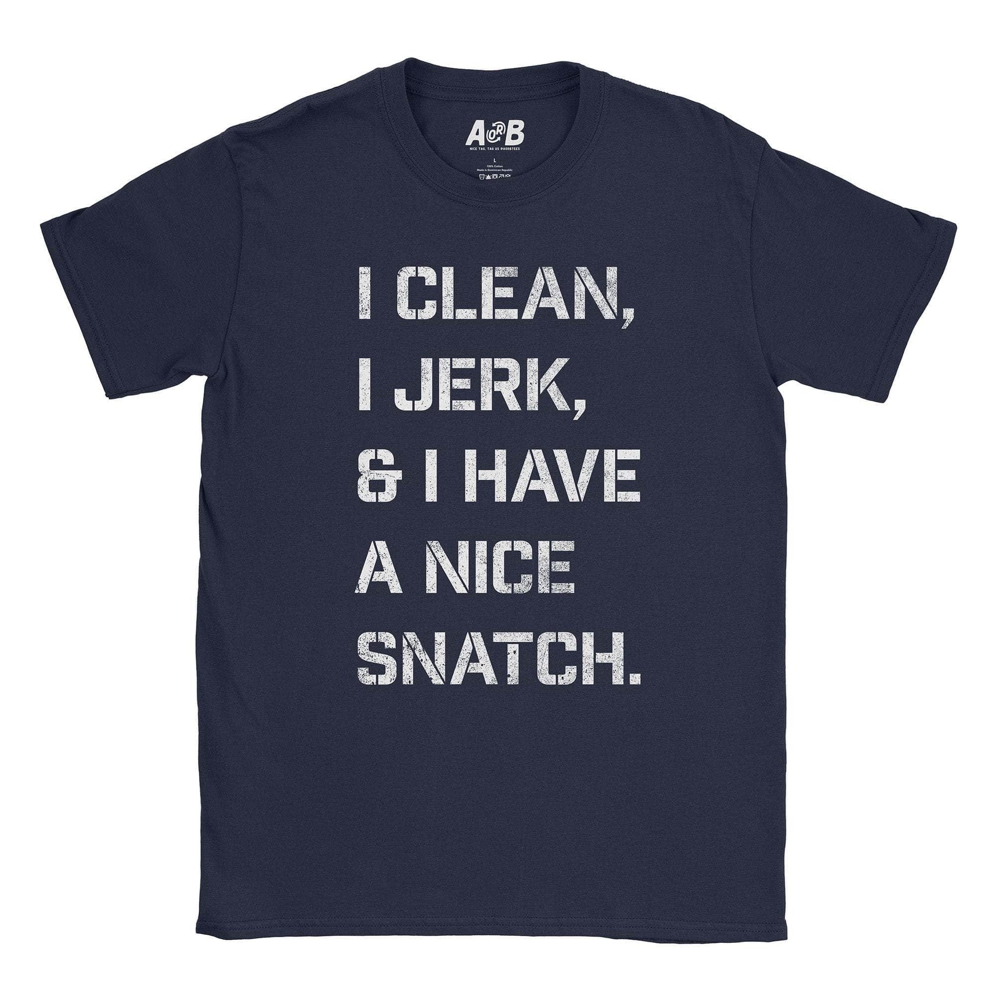 A-or-B-Tees T-Shirt Navy / S Workout T-Shirt