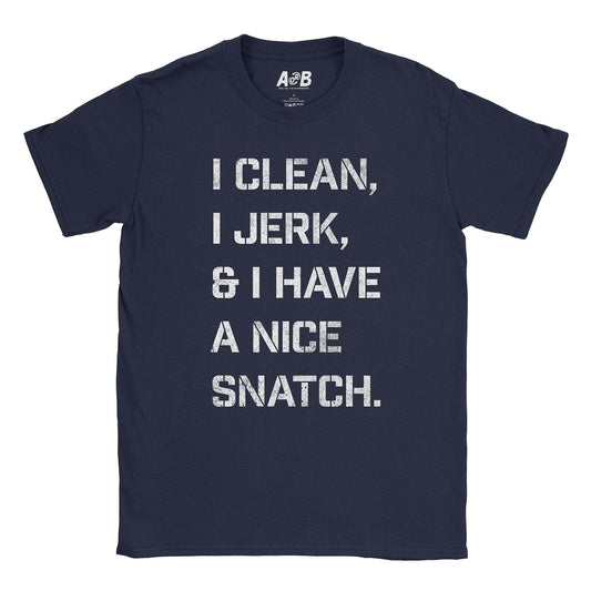 A-or-B-Tees T-Shirt Navy / S Workout T-Shirt