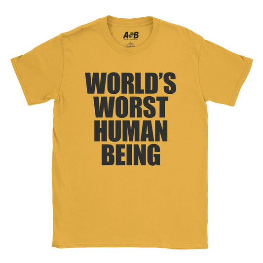 A-or-B-Tees T-Shirt Gold / S World's Worst T-Shirt