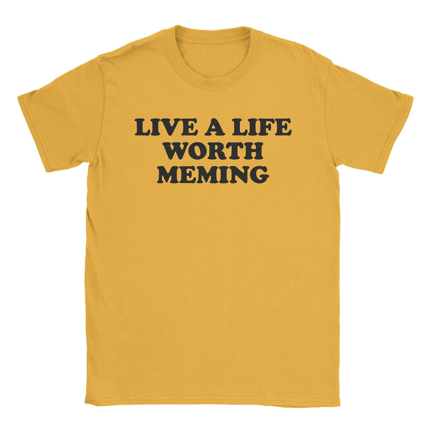 A-or-B-Tees T-Shirt Gold / S Worth Meming T-Shirt