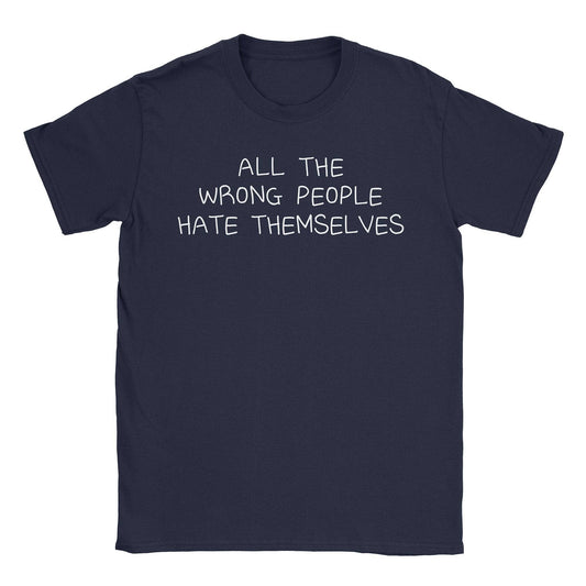 A-or-B-Tees T-Shirt Navy / S Wrong People T-Shirt