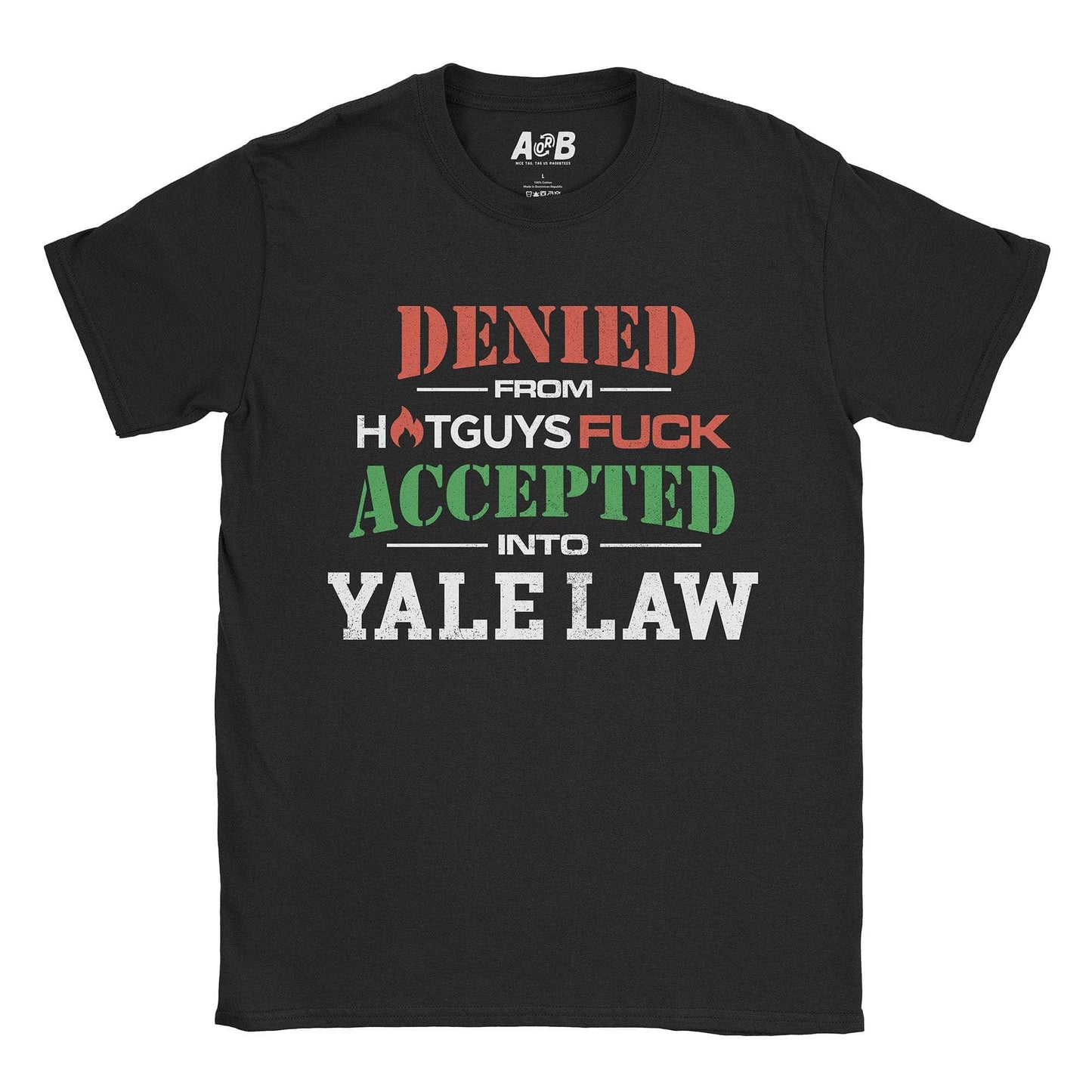 A-or-B-Tees T-Shirt Black / S Yale T-Shirt