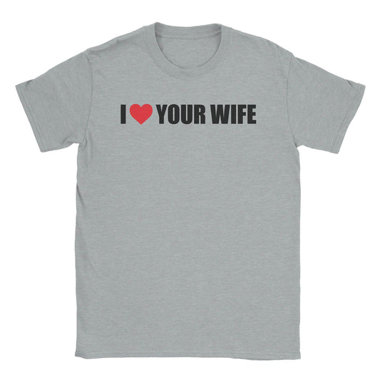 A-or-B-Tees T-Shirt Sport Grey / S Your Wife T-Shirt